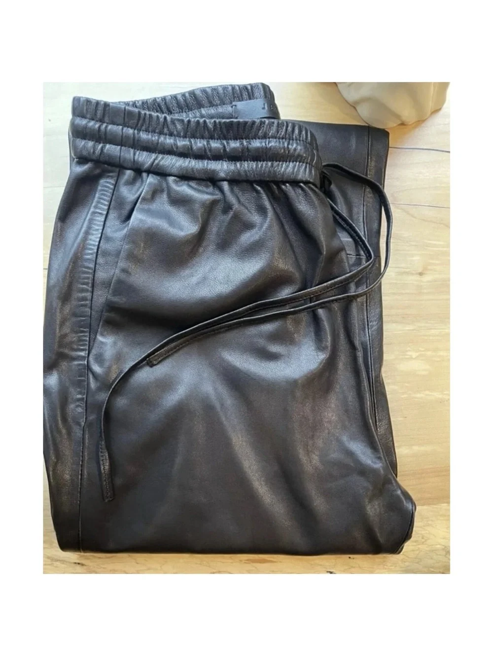 J BRAND Leather trousers